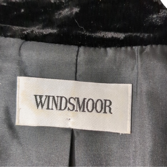 WINDS MOOR Gorgeous Beaded Black Terciopelo Two Pieces Pants and Jacket Size 16 - Picture 12 of 16